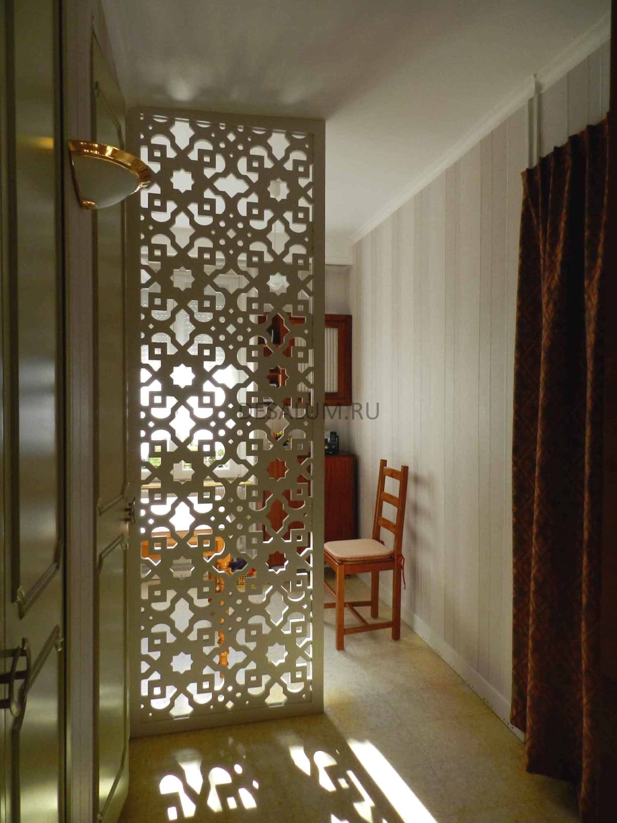 Резные перегородки в интерьере
