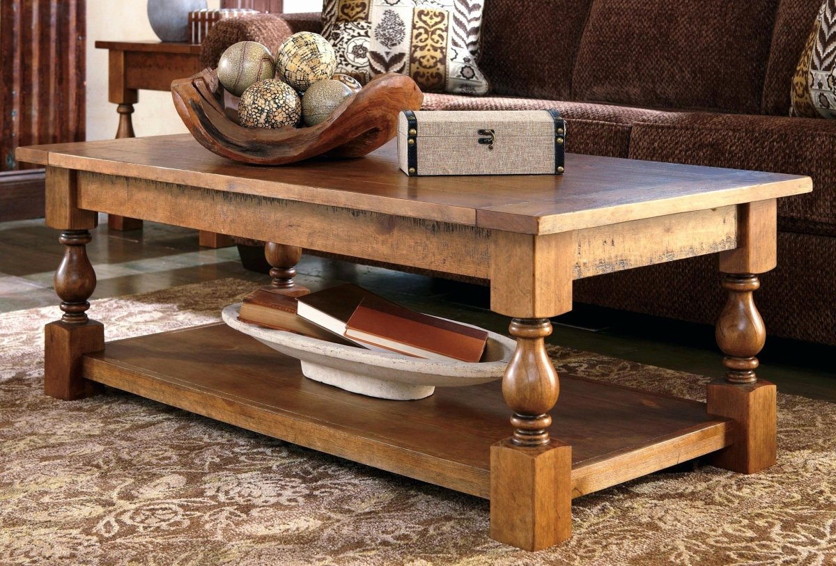 Необычные деревянные столы