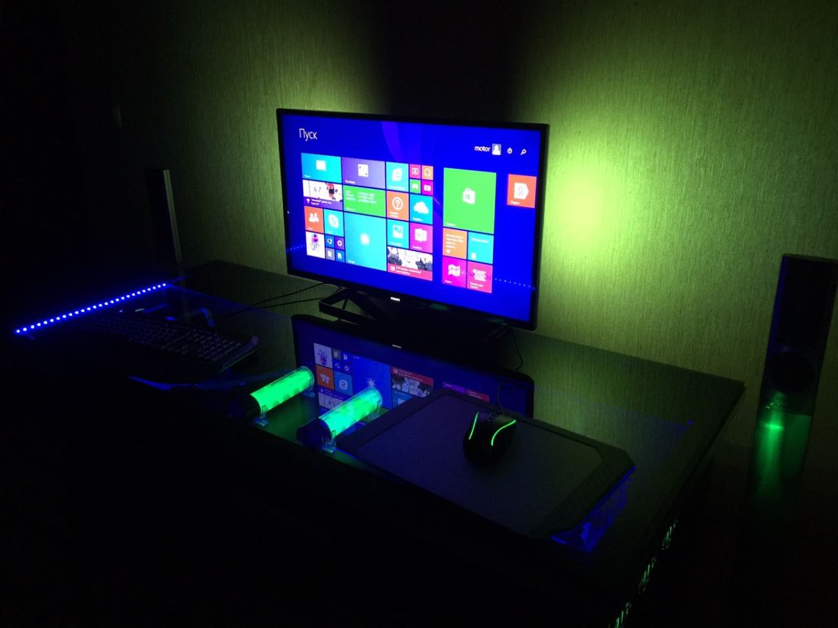 RGB подсветка для стола