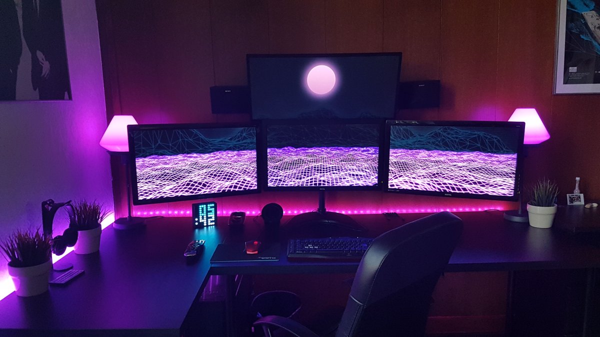 Комната с подсветкой