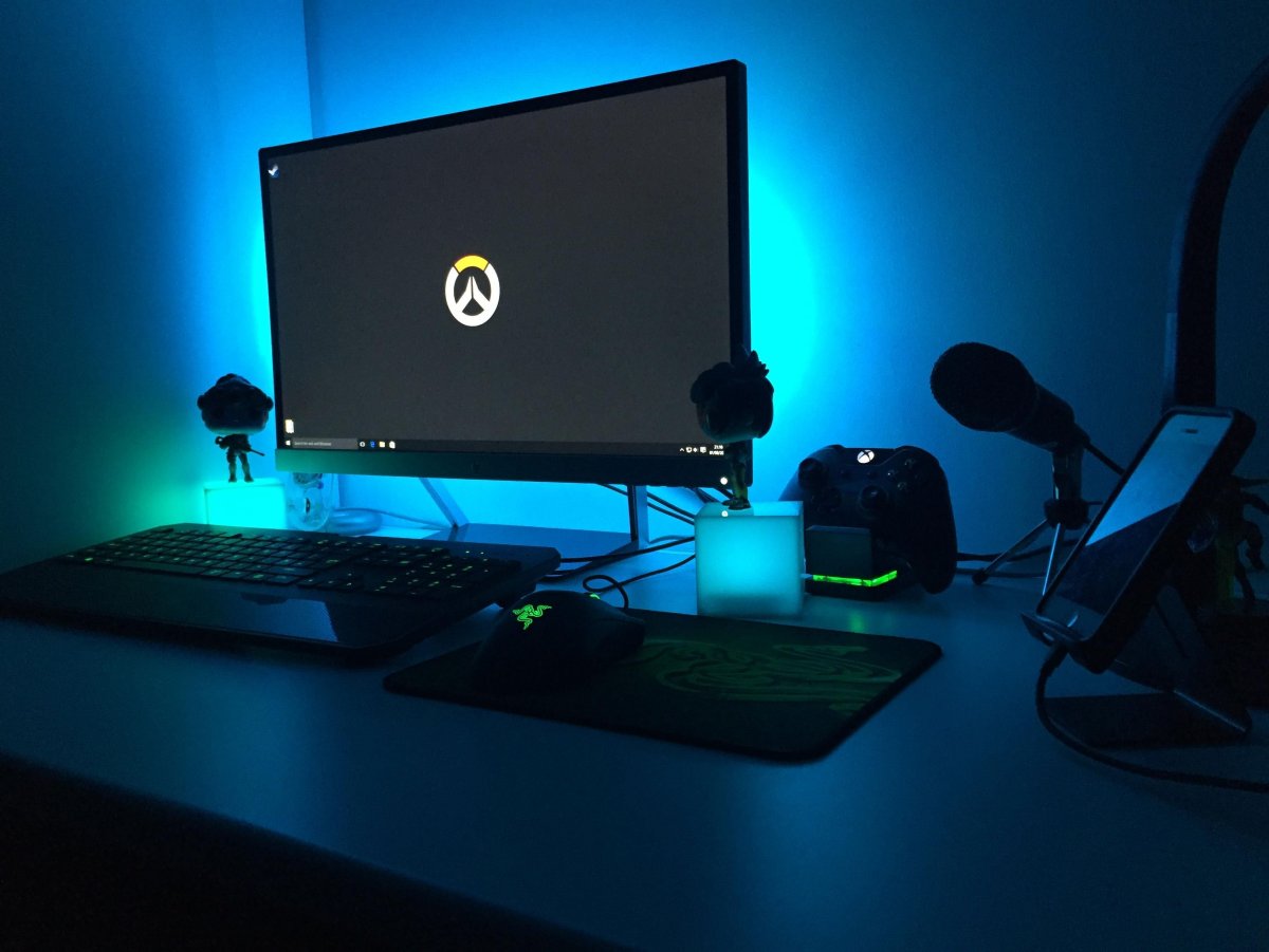 Игровая комната геймера