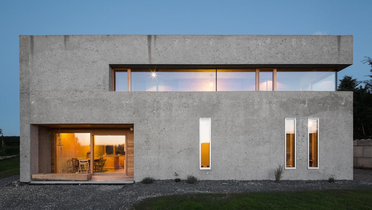 Индастриал архитектура экстерьер бетон