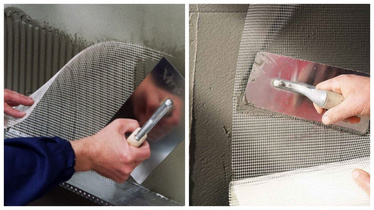 Сетка для штукатурки газобетона