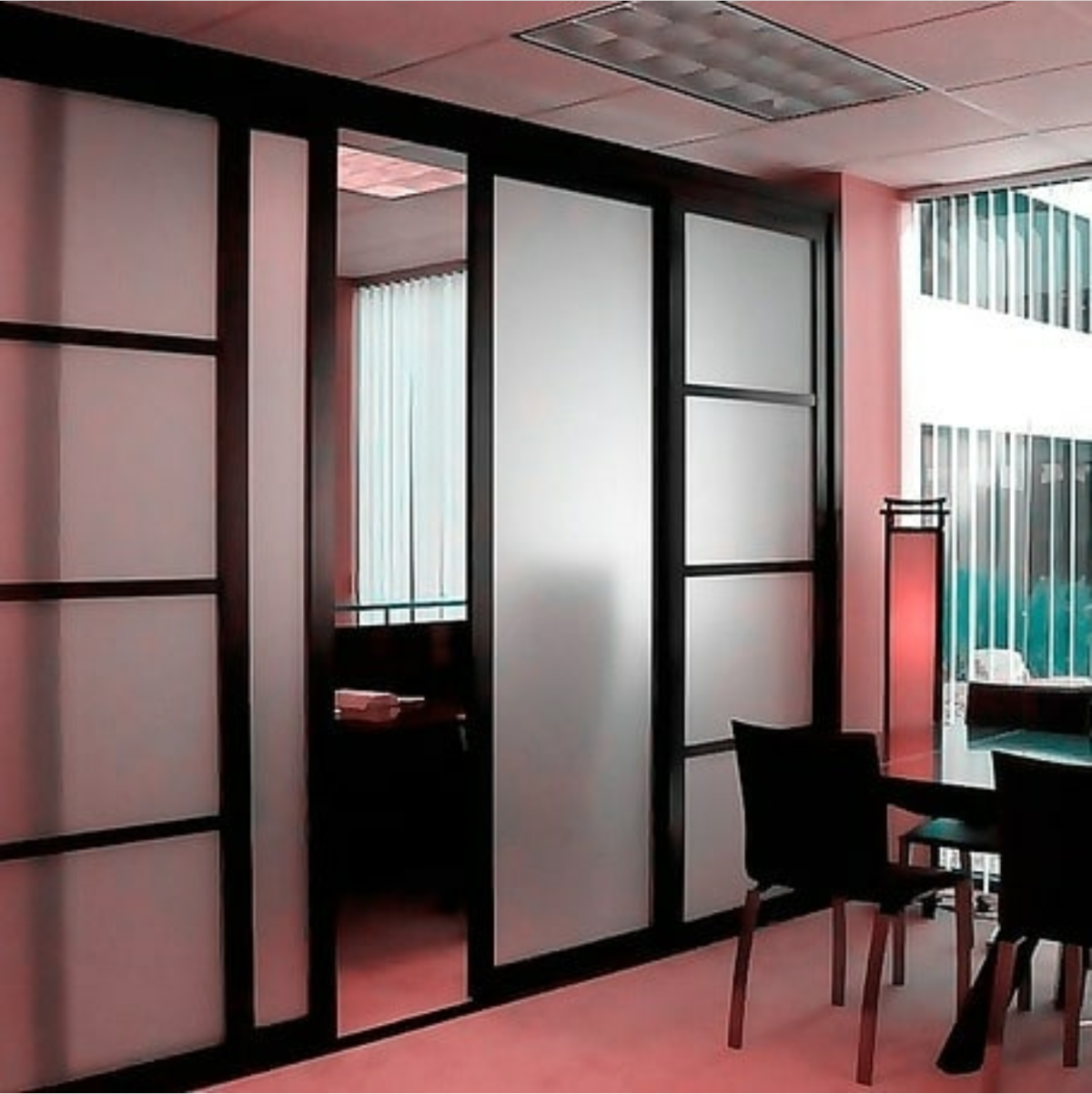 Сдвижная перегородка межкомнатная профиль СИАЛ