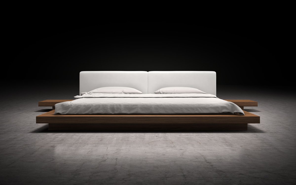 Кровать двуспальная в стиле хайтек