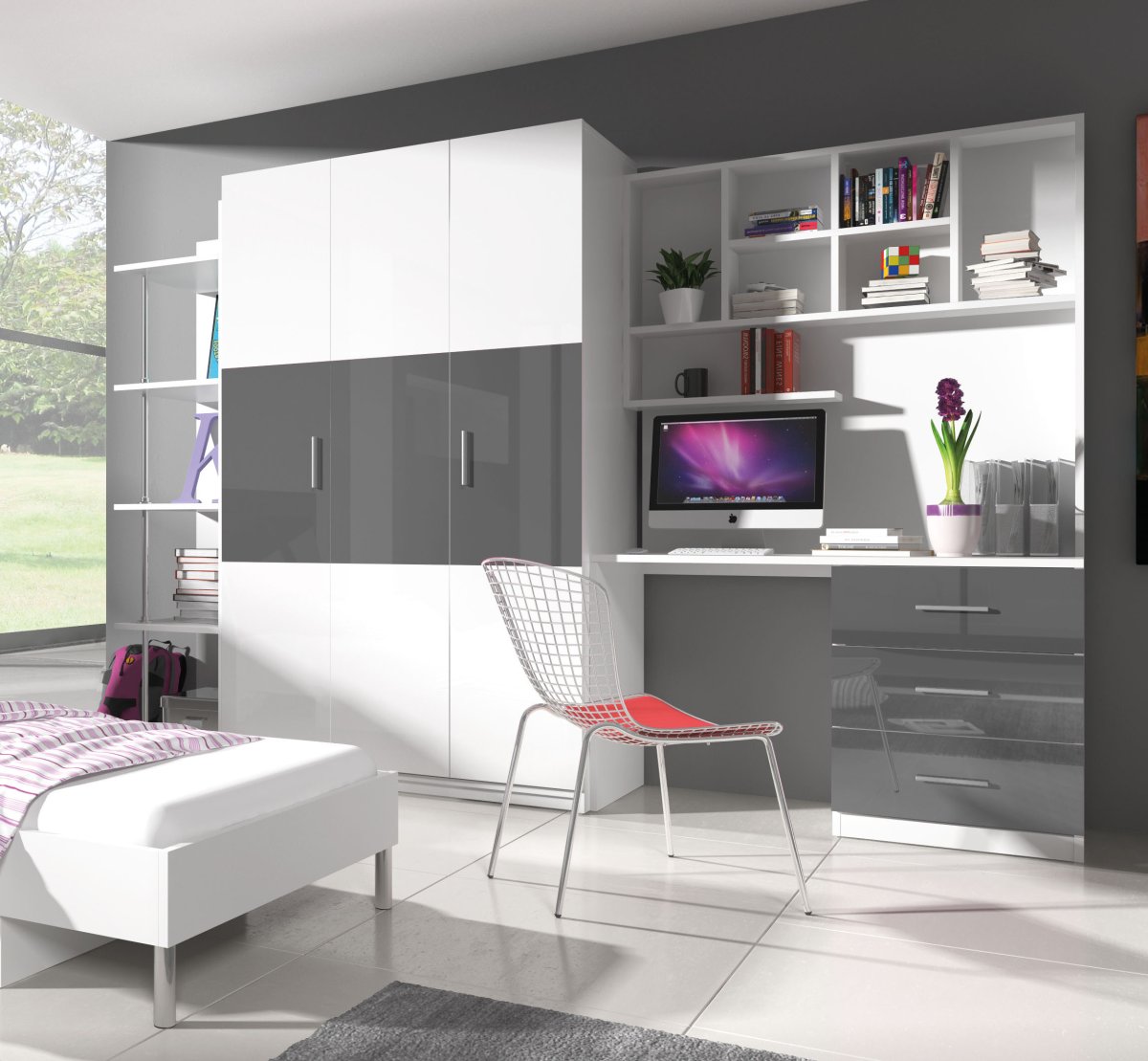 Детская стенка "Юниор" РИИКМ венге