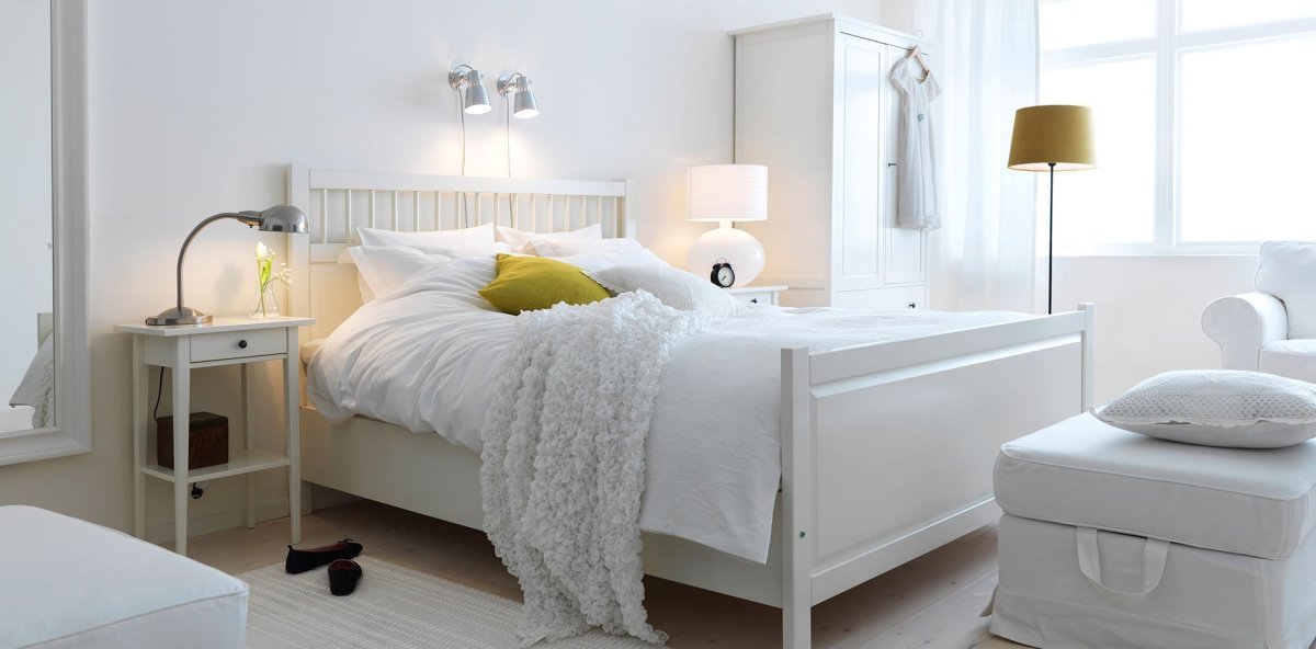 Сканди спальня икеа