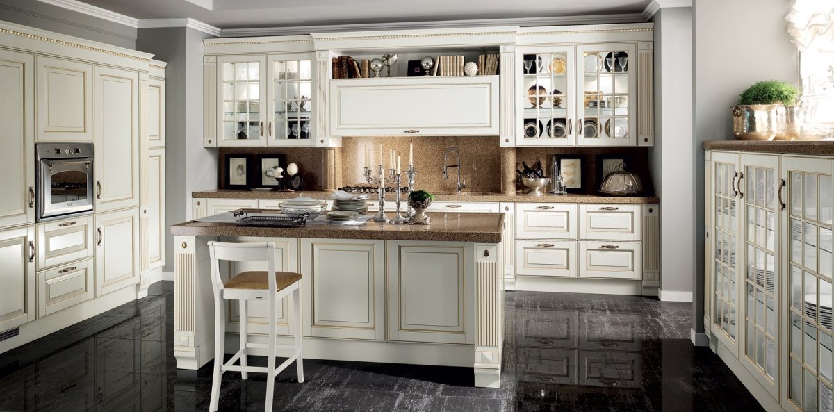 Скаволини кухня современная классика