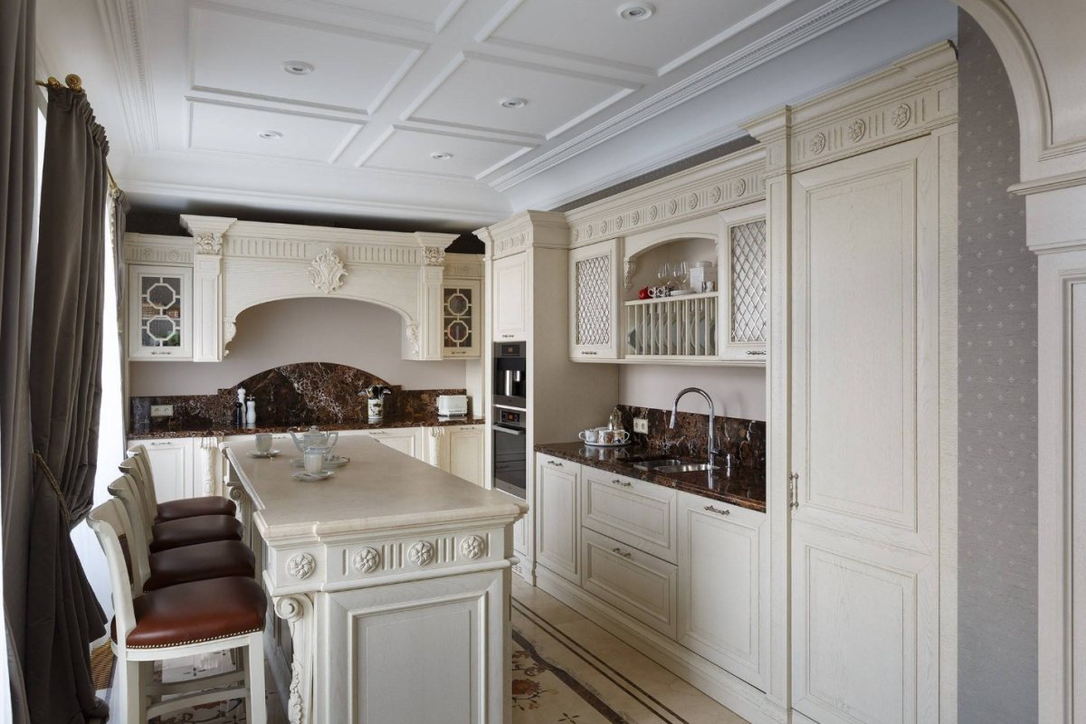 Кухонный гарнитур в викторианском стиле