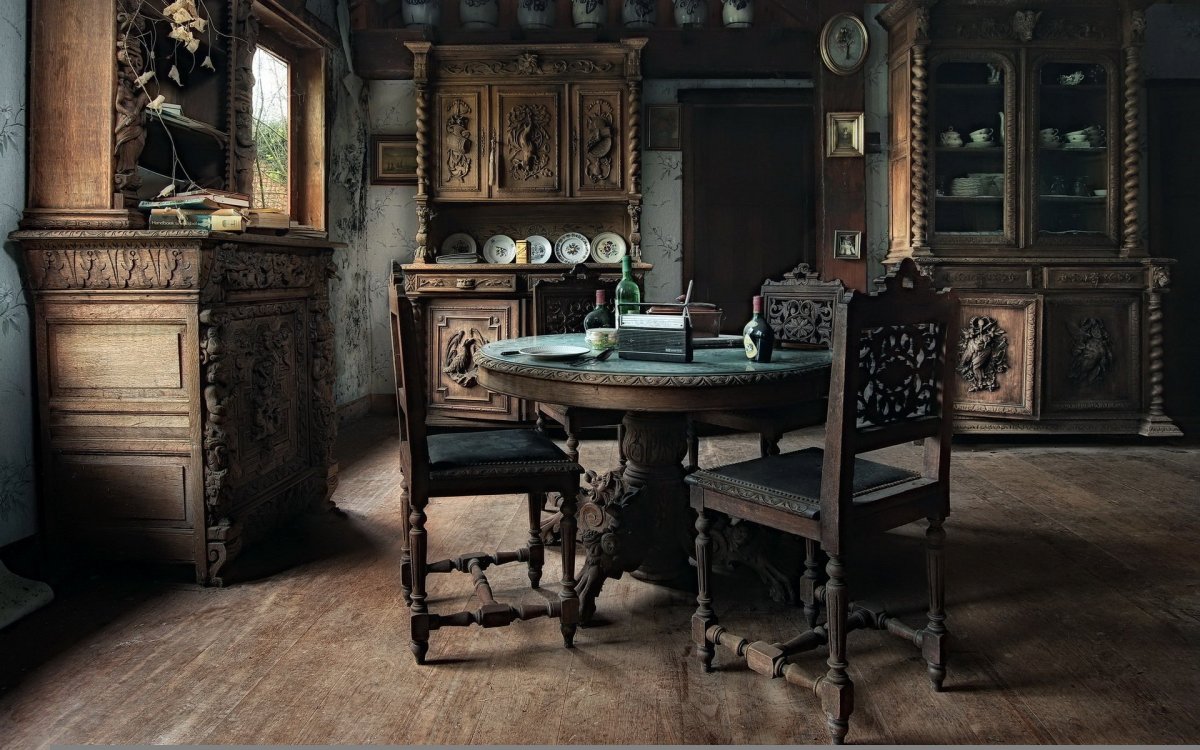 Кухня в старинном стиле