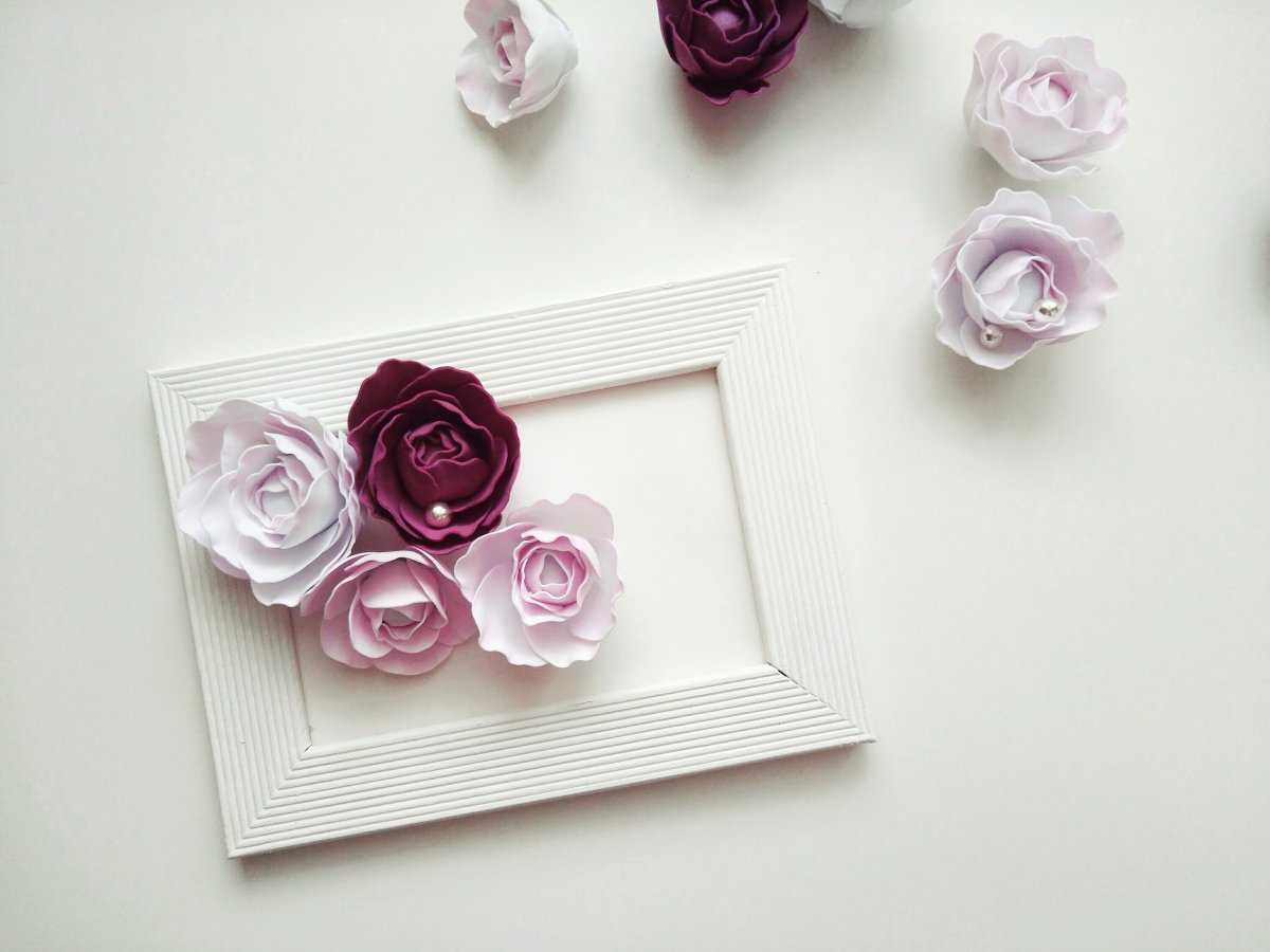 Цветы на стене