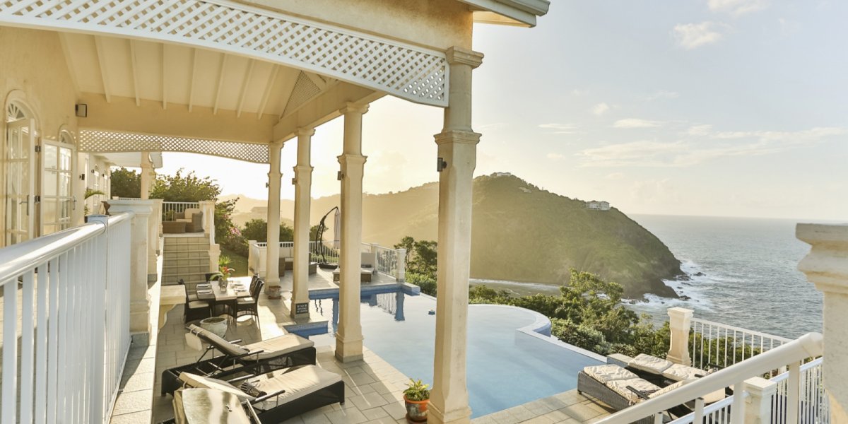 Вид на море с террасы