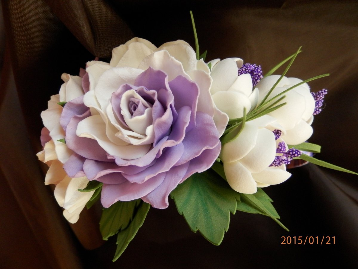 Цветочные композиции из фоамирана