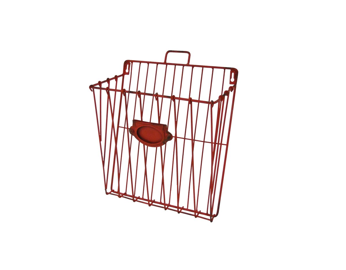 Корзина настенная металлическая