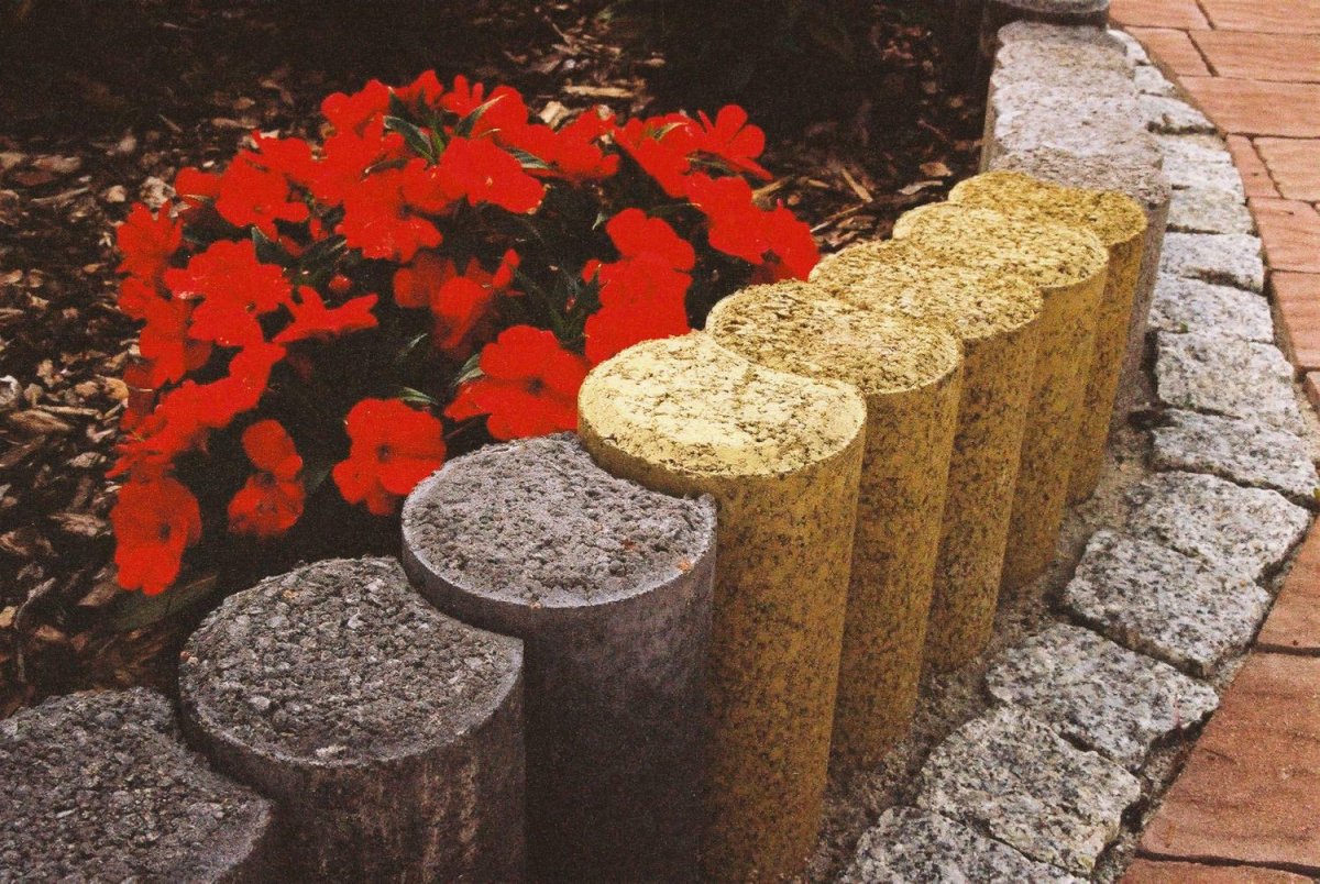 Палисад бордюрные столбики