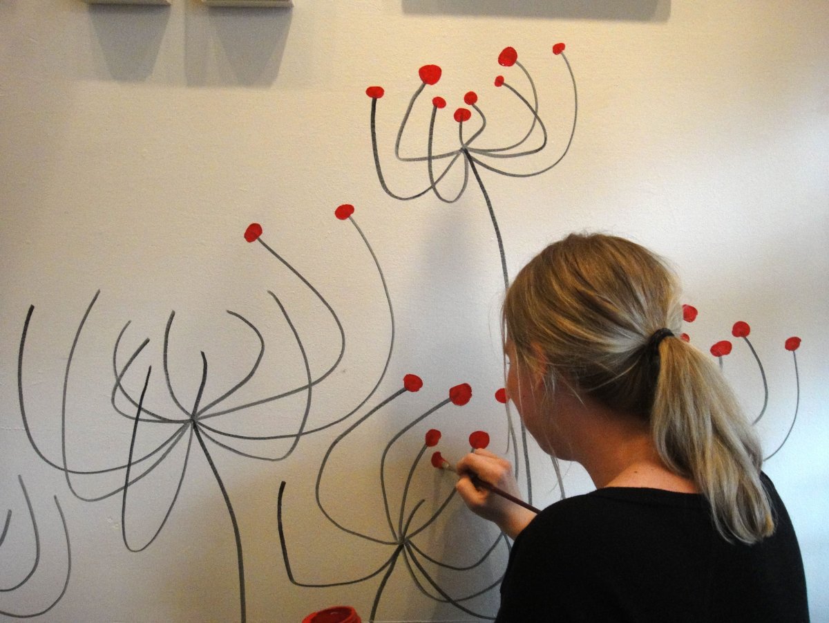 Рисование на стенах своими руками