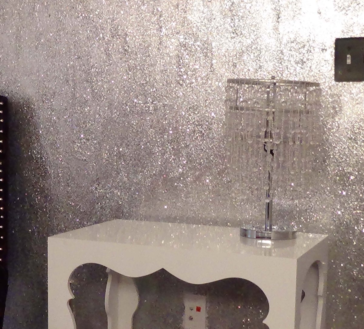 Штукатурка с блестками для стен