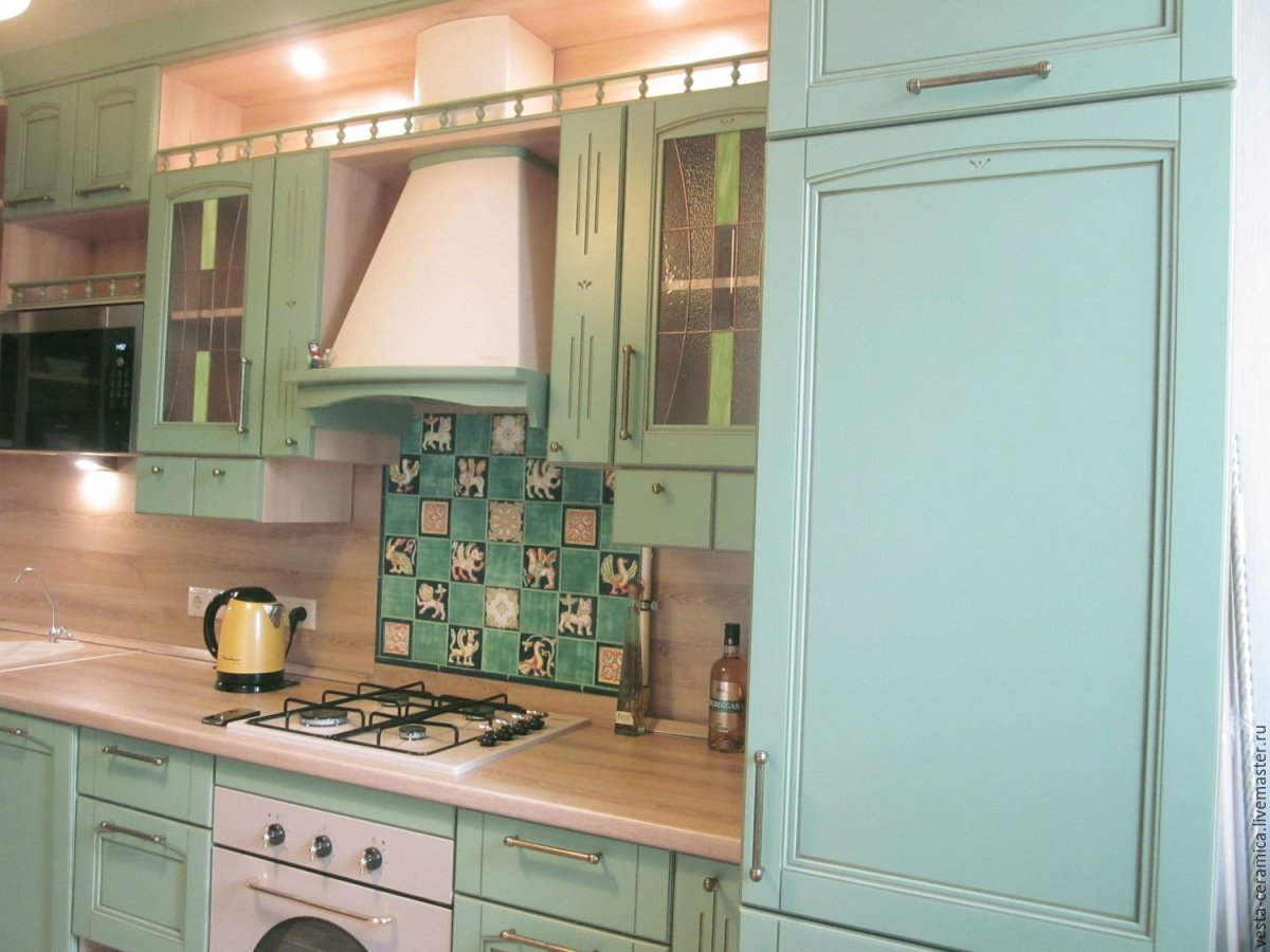 Голубая кухня Леруа Мерлен