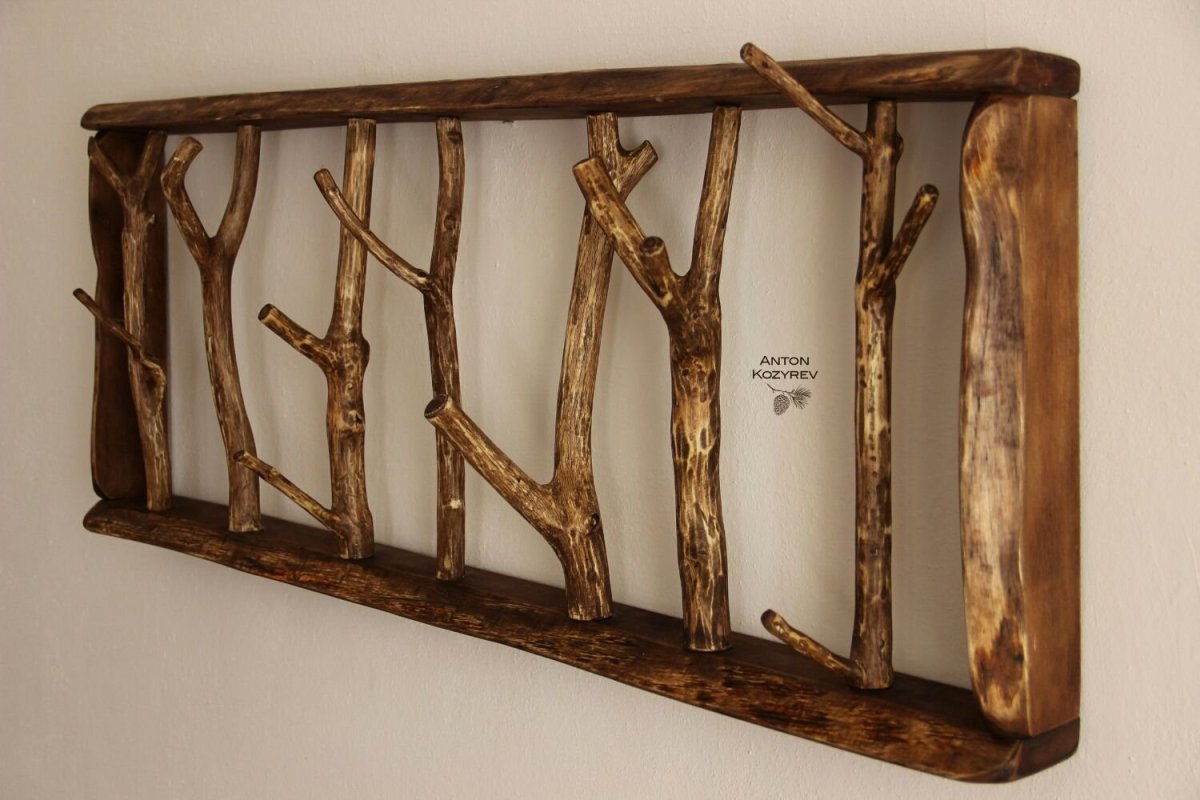 Деревянные коряги в интерьере