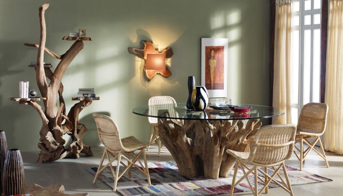 Коряги в интерьере