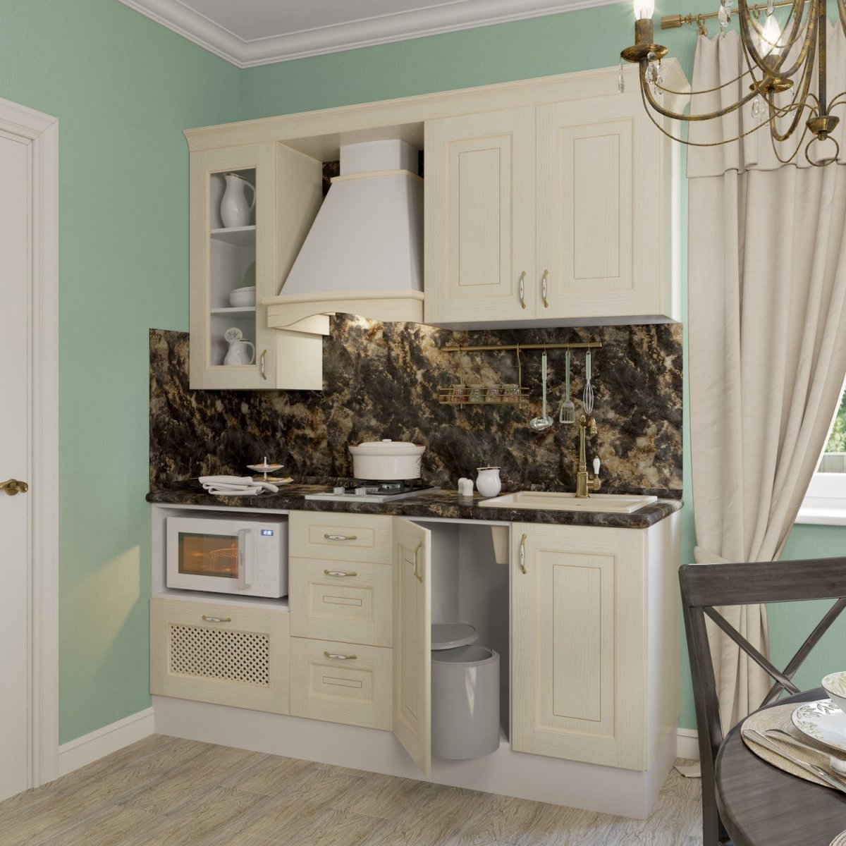 Кухня в стиле Прованс Леруа Мерлен