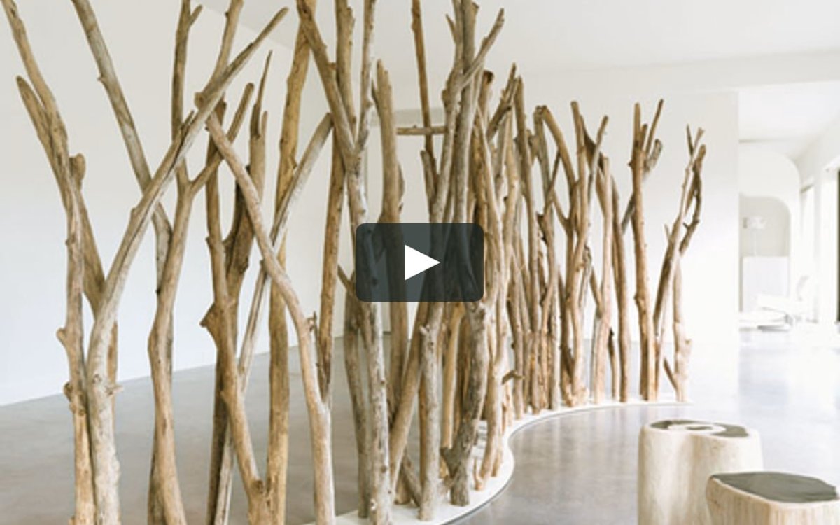 Торшер из коряги