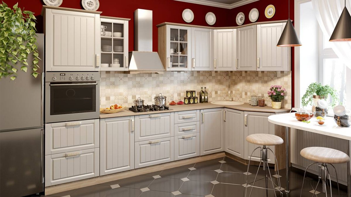 Кухня Леда белая Леруа Мерлен