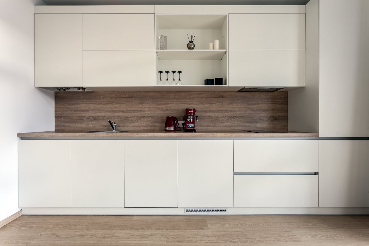 Кухня кашемир серый Эггер