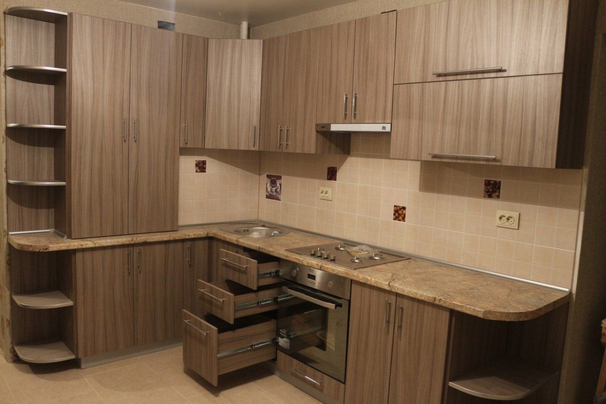 Кухни с фасадами ЛДСП