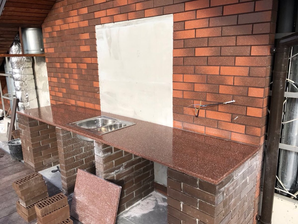 Столешница для барбекю