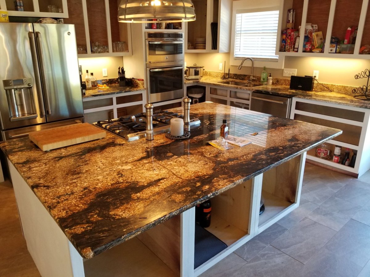 Кухня из кирпича