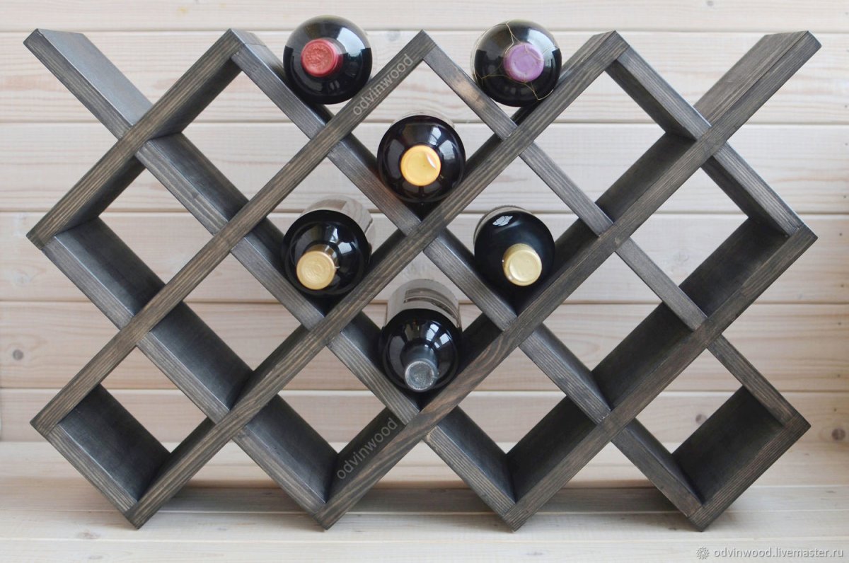 Винные полки в интерьере