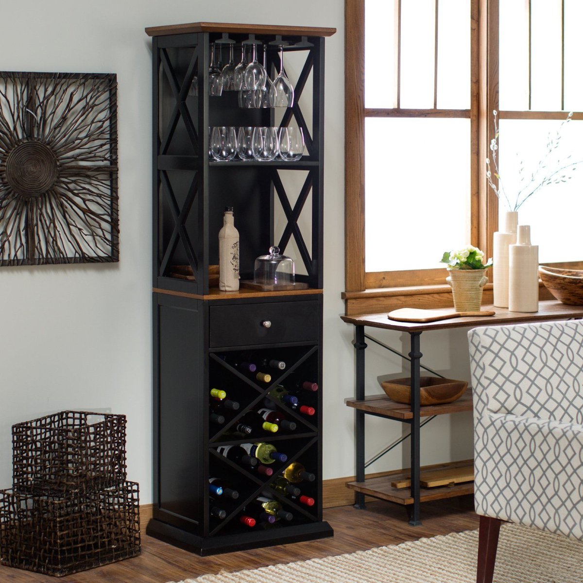 Стеллаж икеа винный бар