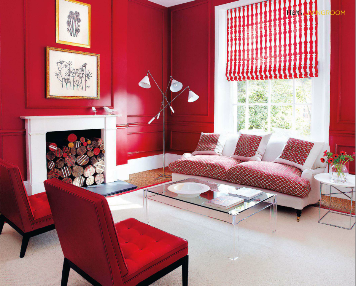 Яркий интерьер