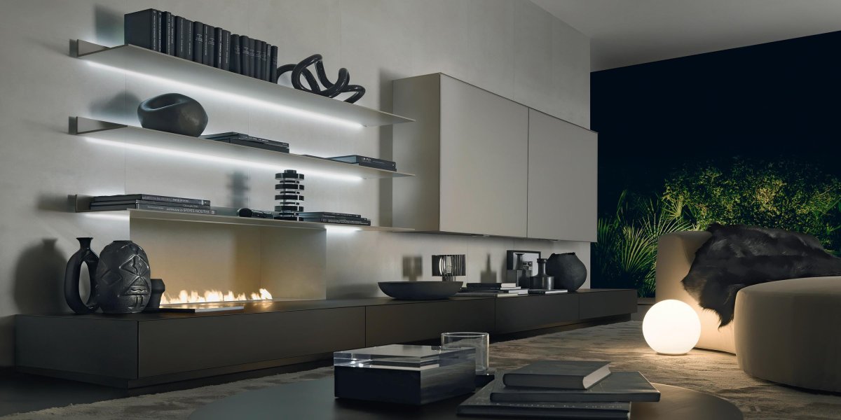 Полочки с подсветкой