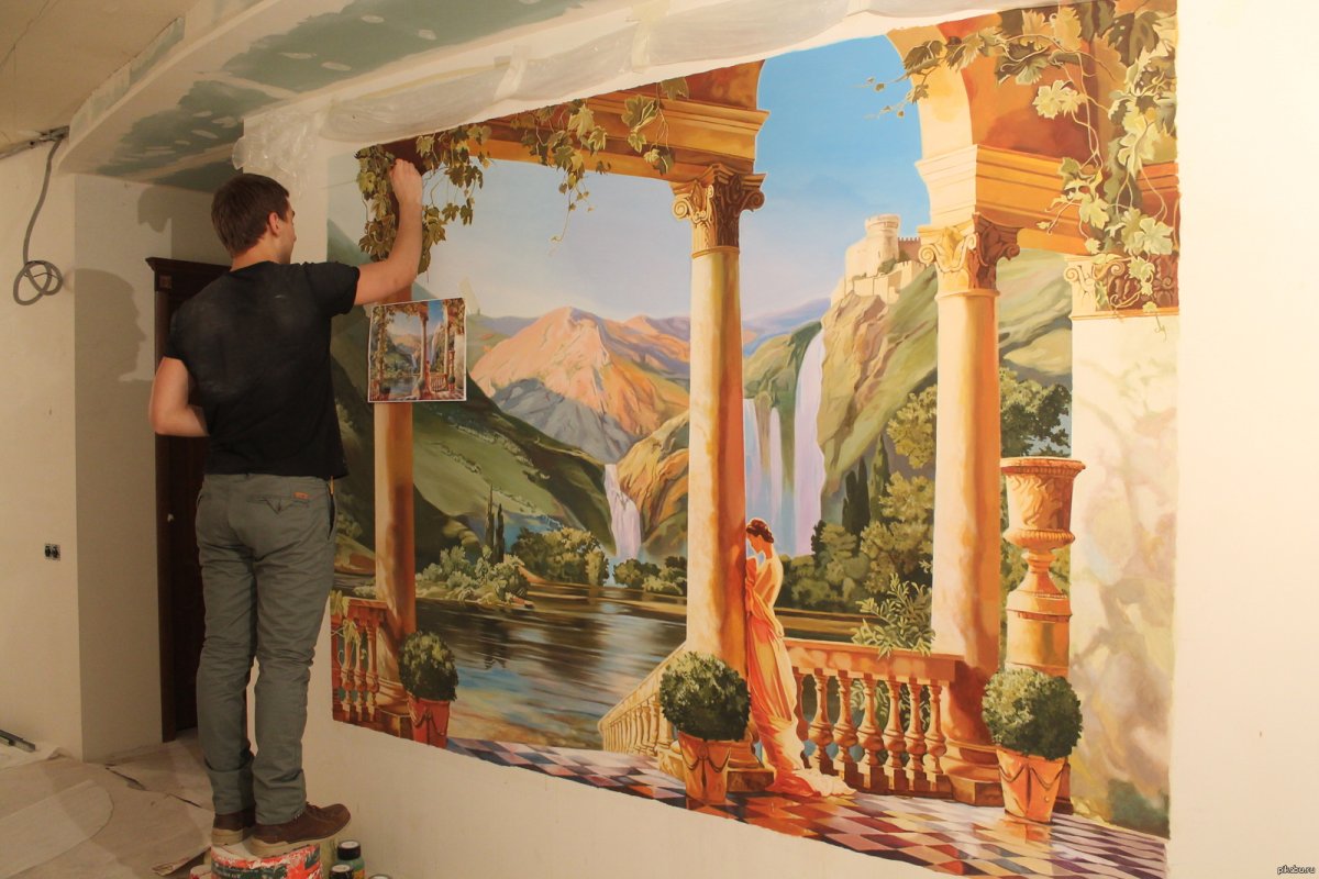 Сюжет для росписи стены