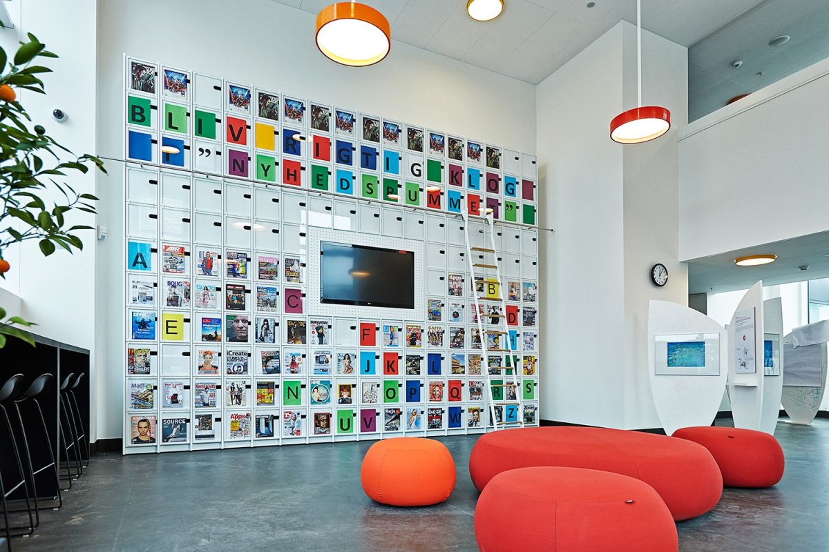 Стена с книгами