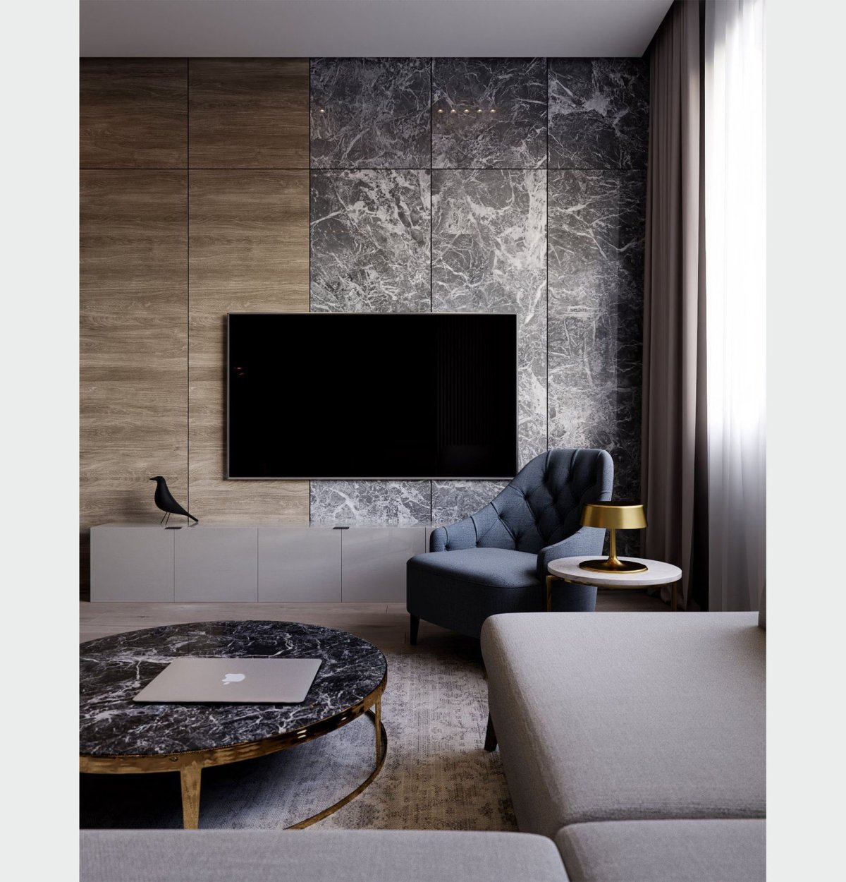 Телевизор на стене