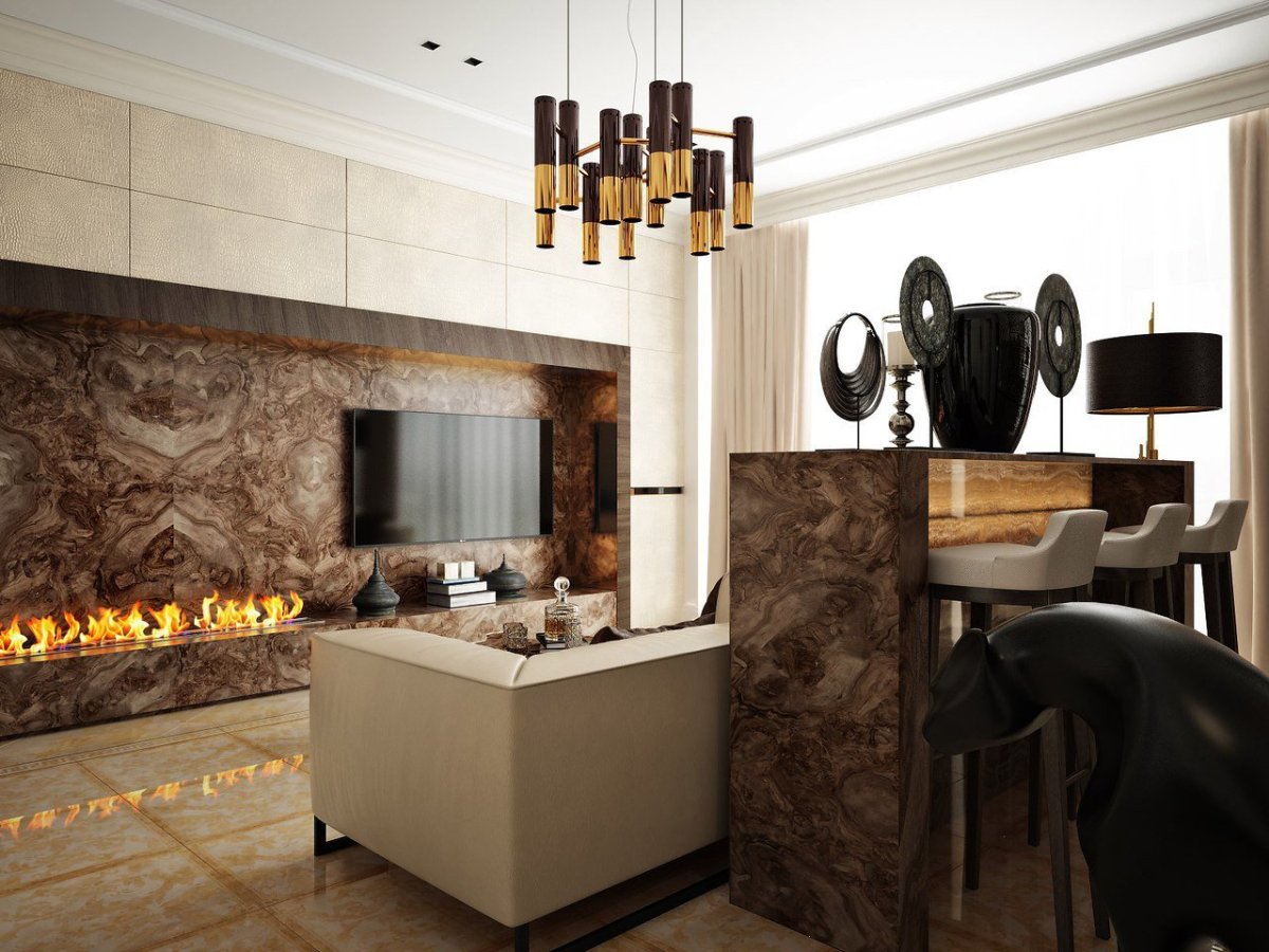 Мрамор арт деко