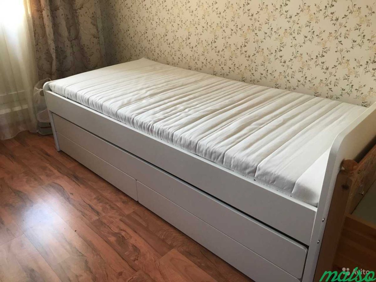 Выдвижная кровать икеа СЛЭКТ