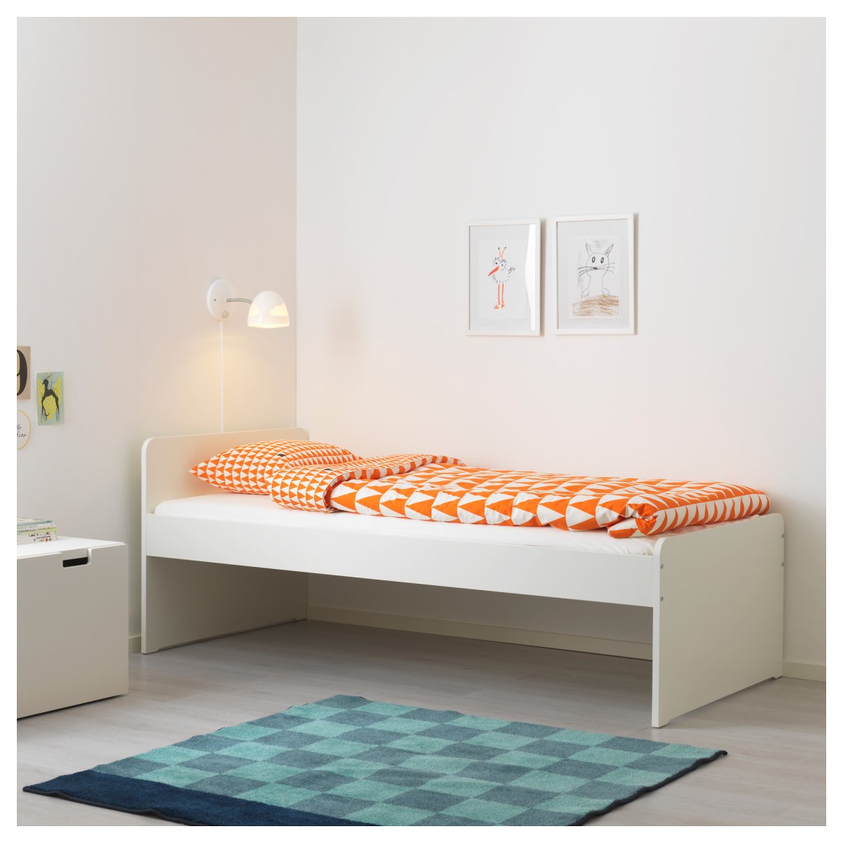 Детская раздвижная кровать икеа СЛЭКТ