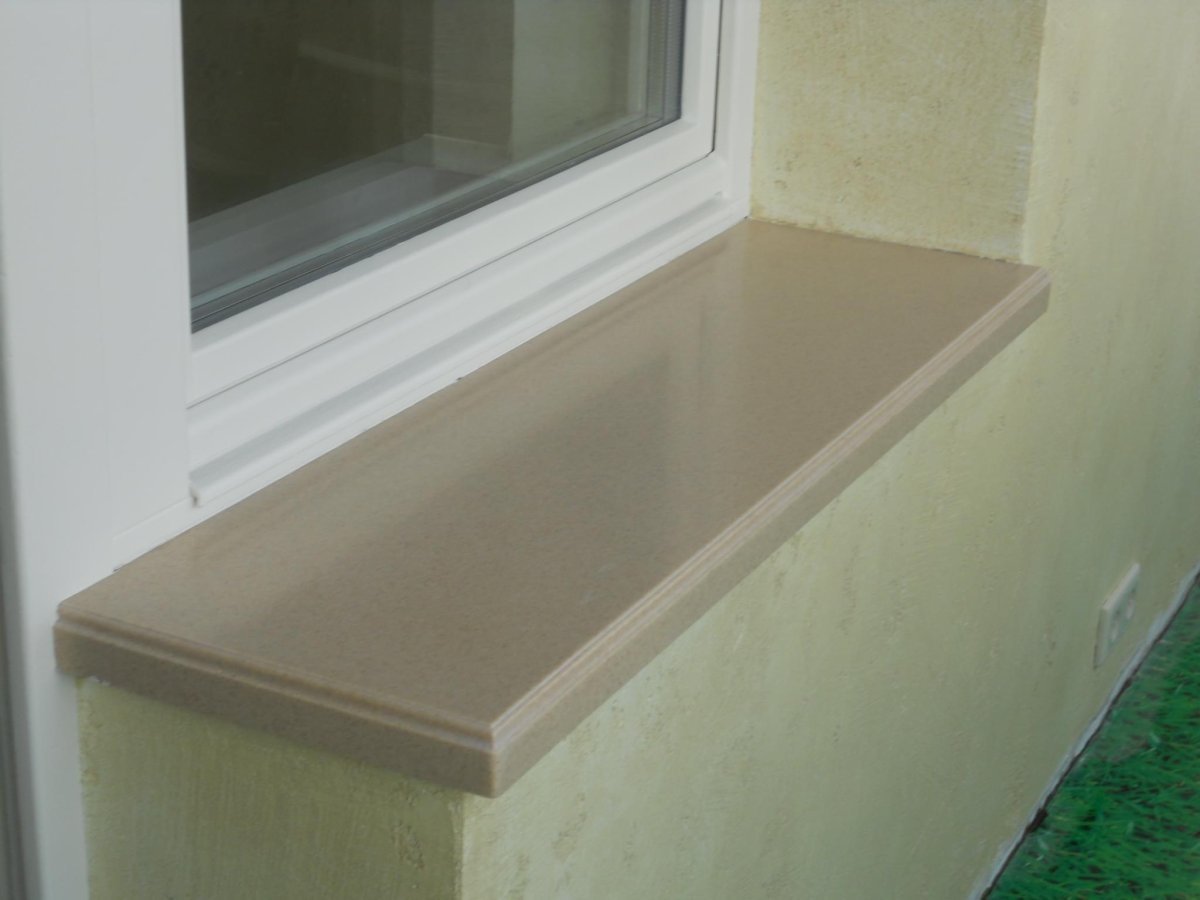 Подоконники из искусственного камня corian