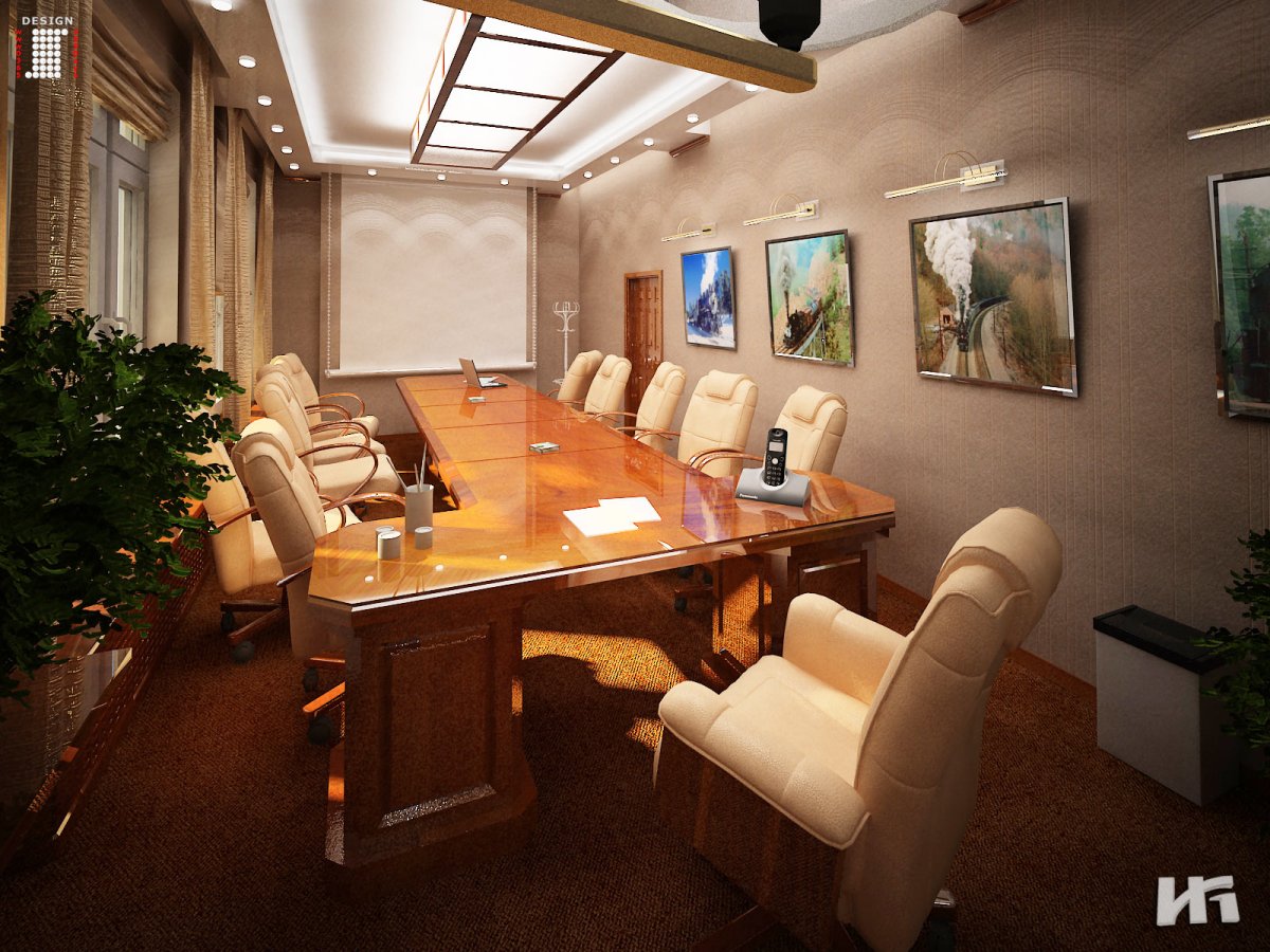 Уютная переговорная комната