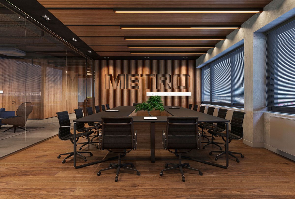 Планировка офиса с переговорной