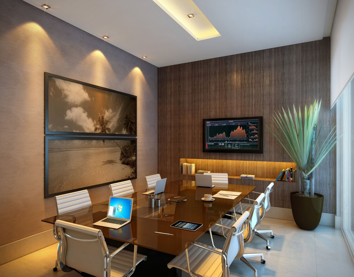 Интерьер переговорной комнаты