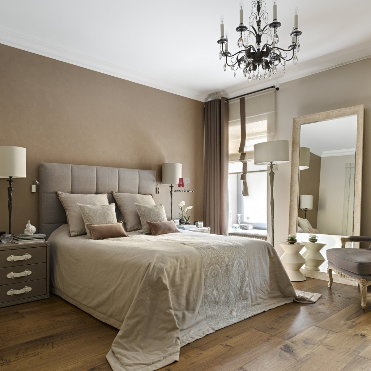 Холодные оттенки бежевого в интерьере