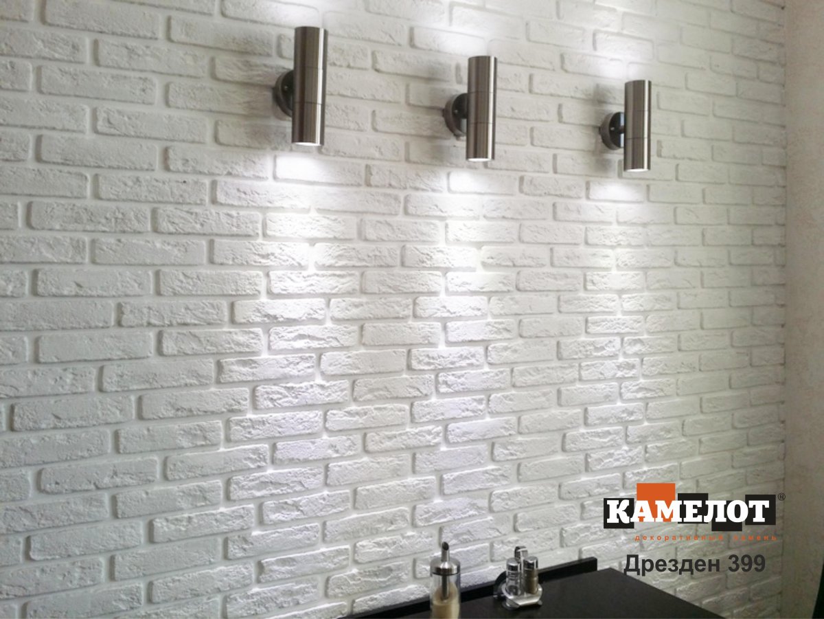 Кирпич декоративный для внутренней отделки белый