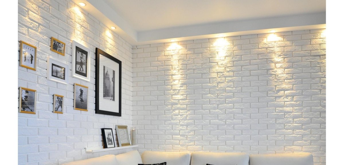 Декор кирпич на стену