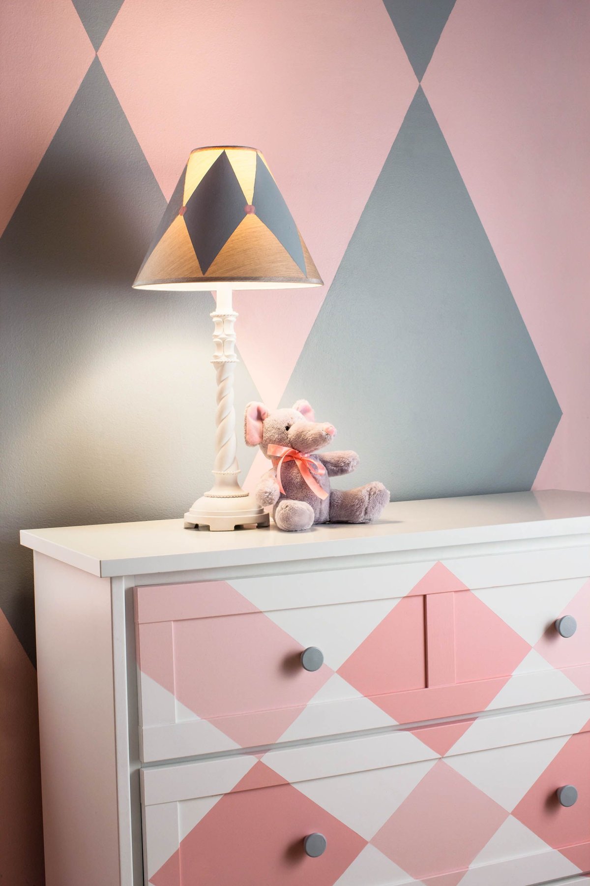 Ромбы в интерьере