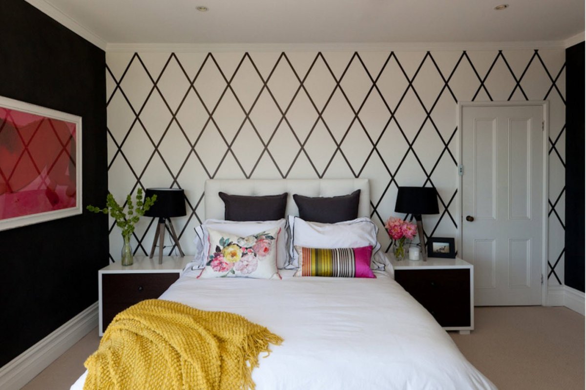 Ромбы в интерьере